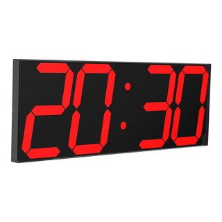 Foto 1 | Foto 1 | Reloj De Pared Digital Chkosda Led Grande Con Mando A Distancia Rojo - Venta Internacional.