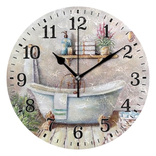 Foto 1 | Foto 1 | Reloj De Pared Junzan Silent De Plástico Para Baño  25 X 25 X 0 5 Cm - Venta Internacional.