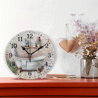Foto 3 | Foto 3 | Reloj De Pared Junzan Silent De Plástico Para Baño  25 X 25 X 0 5 Cm - Venta Internacional.