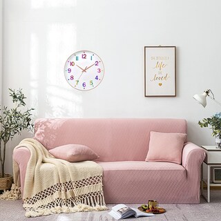 Foto 2 | Foto 2 | Reloj De Pared Hzdhclh Para Niños  Funciona Con Pilas  30 Cm  Silencioso  No Hace Tictac - Venta Internacional.