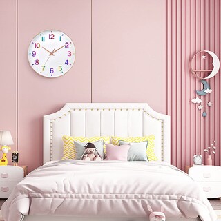 Foto 4 | Foto 4 | Reloj De Pared Hzdhclh Para Niños  Funciona Con Pilas  30 Cm  Silencioso  No Hace Tictac - Venta Internacional.