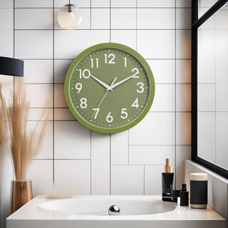 Foto 6 | Foto 6 | Reloj De Pared Daxsmy Analógico De 25 Cm Silencioso Sin Tictac Batería - Venta Internacional.