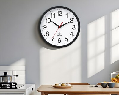 Foto 7 | Foto 7 | Reloj De Pared Rohioue Atomic De 25 Cm Con Pilas  Color Negro - Venta Internacional.