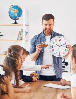 Foto 7 | Foto 7 | Reloj De Pared Lantoo Silent Kids Que No Hace Tictac Con Batería De 30 Cm - Venta Internacional.
