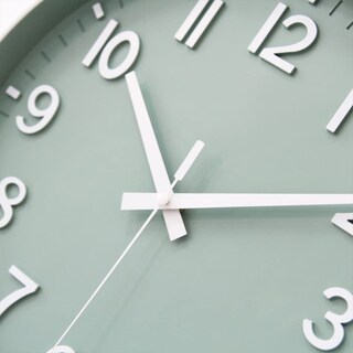 Foto 6 | Foto 6 | Reloj De Pared Hzdhclh Verde De 30 Cm Funciona Con Pilas Silencioso No Hace Tictac - Venta Internacional.