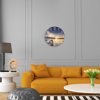 Foto 7 | Foto 7 | Reloj De Pared Constantplanet Sunset De 35 Cm Silencioso No Hace Tictac - Venta Internacional.