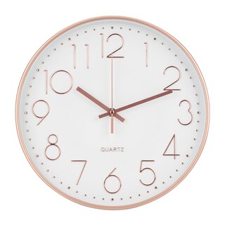 Foto 1 | Foto 1 | Reloj De Pared Bakbrand No Hace Tictac Y Silencioso 30 Cm Oro Rosa - Venta Internacional.