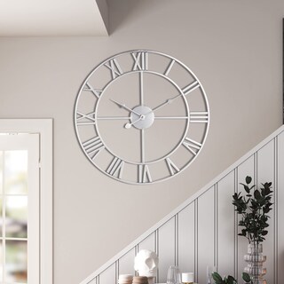 Foto 7 | Foto 7 | Reloj De Pared Leike 18 5 Vintage Moderno Redondo De Metal Plateado - Venta Internacional.