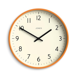 Foto 1 | Foto 1 | Reloj De Pared Jones Clocks  Studio Modern 30 Cm Naranja - Venta Internacional.