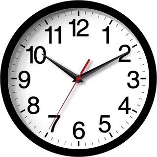 Foto 1 | Foto 1 | Reloj De Pared Rohioue Modern De 35 Cm Funciona Con Pilas Negro - Venta Internacional.