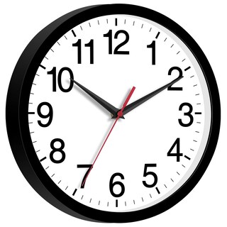 Foto 3 | Foto 3 | Reloj De Pared Rohioue Modern De 35 Cm Funciona Con Pilas Negro - Venta Internacional.