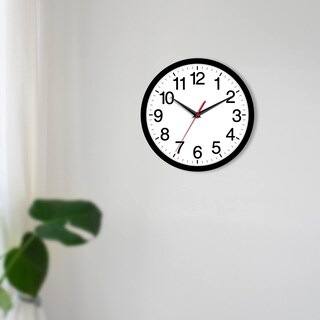 Foto 5 | Foto 5 | Reloj De Pared Rohioue Modern De 35 Cm Funciona Con Pilas Negro - Venta Internacional.