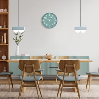 Foto 4 | Foto 4 | Reloj De Pared Hzdhclh Moderno De Cuarzo 30 Cm Funciona Con Pilas Color Verde - Venta Internacional.