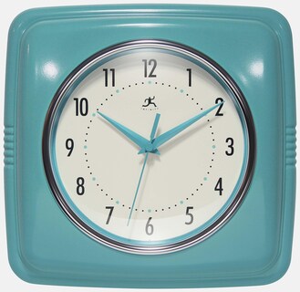 Foto 1 | Foto 1 | Reloj De Pared Infinity Instruments Retro 24 Cm Turquesa - Venta Internacional.