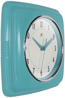 Foto 2 | Foto 2 | Reloj De Pared Infinity Instruments Retro 24 Cm Turquesa - Venta Internacional.