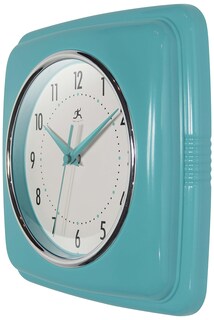 Foto 3 | Foto 3 | Reloj De Pared Infinity Instruments Retro 24 Cm Turquesa - Venta Internacional.