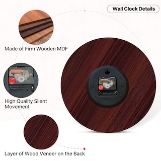 Foto 4 | Foto 4 | Reloj De Pared Toudorp Home  35 Cm  Silencioso  De Cuarzo  Que No Hace Tictac - Venta Internacional.