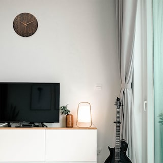 Foto 7 | Foto 7 | Reloj De Pared Fapugh Con Pilas De 30 Cm Color Marrón Silencioso - Venta Internacional.