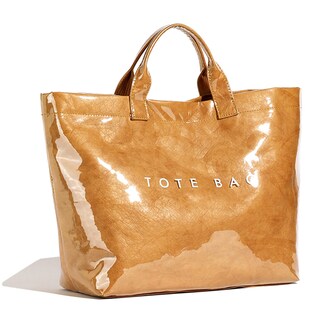 Foto 1 | Foto 1 | Bolsa De Mano Bbiqi Bolsa De Pvc Papel Kraft Con Estampado De Letras - Venta Internacional.