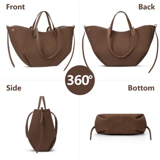Foto 3 | Foto 3 | Bolso De Mano Juoxeepy Suede Para Mujer De Trabajo Con Correa Para El Hombro - Venta Internacional.