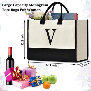 Foto 3 | Foto 3 | Bolsa Gassda Initial Canvas V-3pcs Para Mujer Con Monograma - Venta Internacional.
