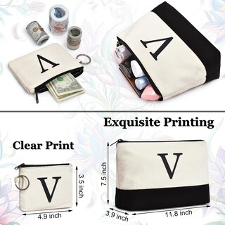 Foto 4 | Foto 4 | Bolsa Gassda Initial Canvas V-3pcs Para Mujer Con Monograma - Venta Internacional.