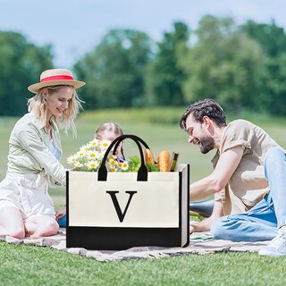 Foto 7 | Foto 7 | Bolsa Gassda Initial Canvas V-3pcs Para Mujer Con Monograma - Venta Internacional.
