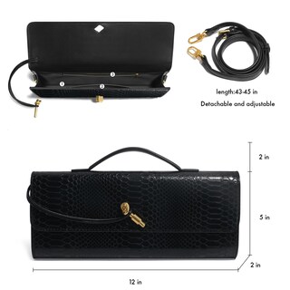 Foto 6 | Foto 6 | Bolso De Noche De Piel Tejida Newrogeng Clutch Purse Para Mujer - Venta Internacional.