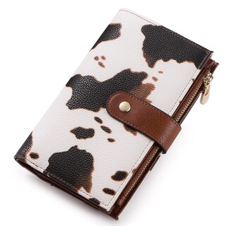 Foto 1 | Foto 1 | Billetera Yiijay De Piel Con Bloqueo Rfid Para Mujer Triple Con Soporte Para Bolígrafos - Venta Internacional.