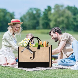 Foto 7 | Foto 7 | Bolsa De Lona Con Iniciales Gassda Para Regalos De Cumpleaños Para Mujer - Venta Internacional.