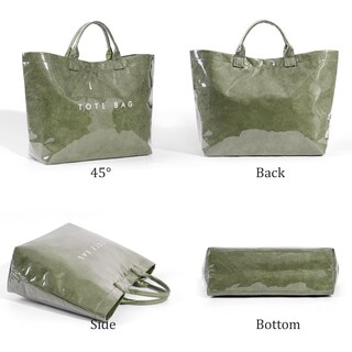 Foto 6 | Foto 6 | Bolso Bbiqi Para Mujer  Bolso Grande De Pvc Con Estampado De Letras - Venta Internacional.