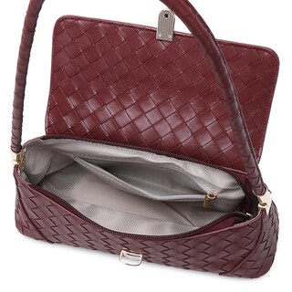 Foto 5 | Foto 5 | Bolso De Hombro Wsrydjdl Bolso Vintage Retro Clásico Rojo Vino - Venta Internacional.