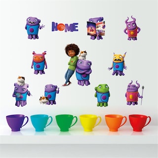 Foto 2 | Foto 2 | Adhesivo De Pared Crazy Alien Decoration Para Habitación Infantil De Pvc - Venta Internacional.