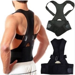 Foto 1 | Foto 1 | Corrector De Postura Para Espalda Unisex Con Imanes L/xl Negro - Venta Internacional.