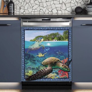 Foto 2 | Foto 2 | Funda Para Lavavajillas Mlgb Ocean Turtle Refrigerador Magnético - Venta Internacional.