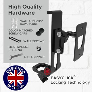 Foto 3 | Foto 3 | Soporte De Pared Sound Bass Para Sonos One One Gen 2 One Sl Y Play 1 - Venta Internacional.