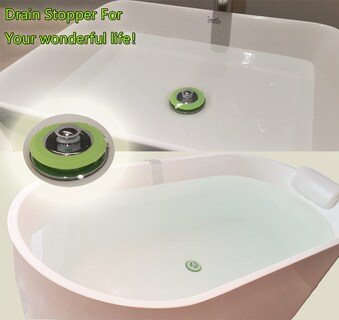 Foto 3 | Foto 3 | Tapón De Desagüe De Bañera Xajoon Silicone Green - Venta Internacional.