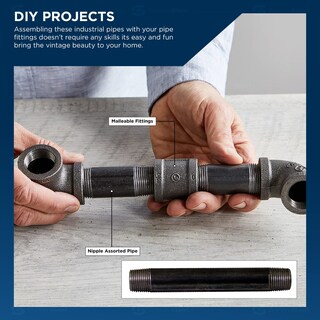 Foto 5 | Foto 5 | Nipple Pipe Everflow Supplies Npbl3812-5  Color Negro  3/8 X 12 - Venta Internacional.
