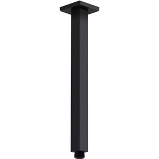 Foto 1 | Foto 1 | Brazo De Ducha Trustmi Negro Mate De Acero Inoxidable Cuadrado De 30 Cm - Venta Internacional.