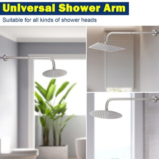 Foto 5 | Foto 5 | Brazo De Ducha Nearmoon Extra Fijo De Acero Inoxidable De 50 Cm - Venta Internacional.