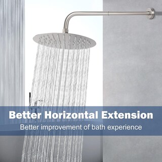 Foto 7 | Foto 7 | Brazo De Ducha Nearmoon Extra Fijo De Acero Inoxidable De 50 Cm - Venta Internacional.