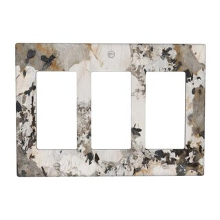 Foto 2 | Foto 2 | Fundas Decorativas Para Enchufes Yamxbfa Mármol Gris Abstracto 3 Bandas - Venta Internacional.