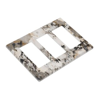 Foto 3 | Foto 3 | Fundas Decorativas Para Enchufes Yamxbfa Mármol Gris Abstracto 3 Bandas - Venta Internacional.