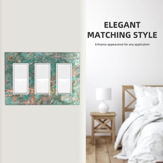 Foto 7 | Foto 7 | Fundas Decorativas Para Enchufes Yamxbfa Turquesa Emperors Green - Venta Internacional.