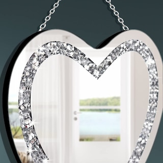 Foto 4 | Foto 4 | Espejo Dmdfirst Crystal Crush Diamond Heart 30x30 Cm - Venta Internacional.