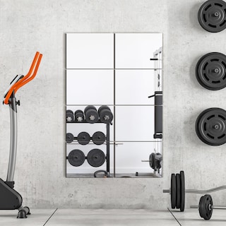 Foto 4 | Foto 4 | Espejo De Pared Trahome De 16 X 12 Cm X 8 Unidades De Longitud Completa Para Gimnasio En Casa - Venta Internacional.