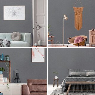 Foto 6 | Foto 6 | Papel Pintado Wadile Peel And Stick Waterproof Gris Oscuro - Venta Internacional.