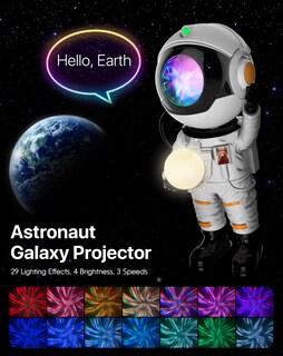 Foto 2 | Foto 2 | Proyector Galaxy Rossetta Astronaut Con Temporizador Y Control Remoto - Venta Internacional.