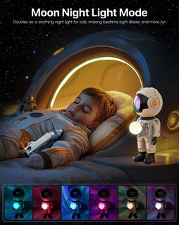 Foto 3 | Foto 3 | Proyector Galaxy Rossetta Astronaut Con Temporizador Y Control Remoto - Venta Internacional.