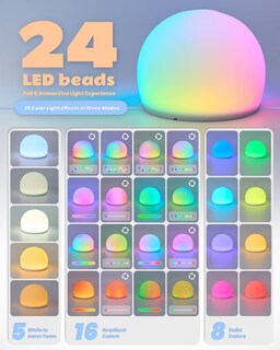 Foto 4 | Foto 4 | Luz Nocturna Wattbubble Soft Egg 13 Colores Atenuación Automática 30 Minutos - Venta Internacional.